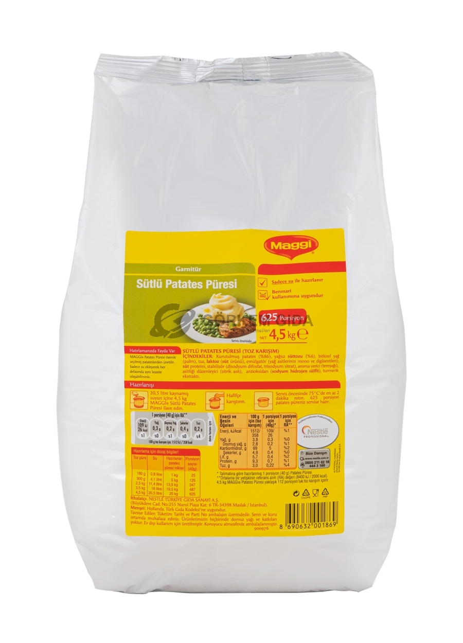 Maggi%20Sütlü%20Patates%20Püresi%204,5%20Kg%20(KOLİ)%204%20Adet