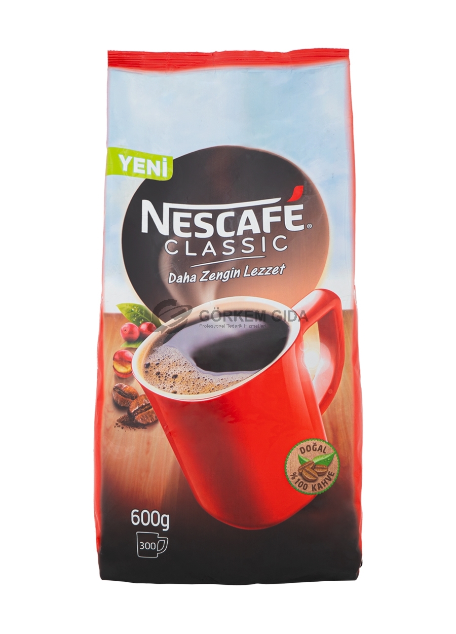 Nescafe%20Classic%20Sade%20Kahve%20600%20Gr.%20(KOLİ)%2012%20Adet