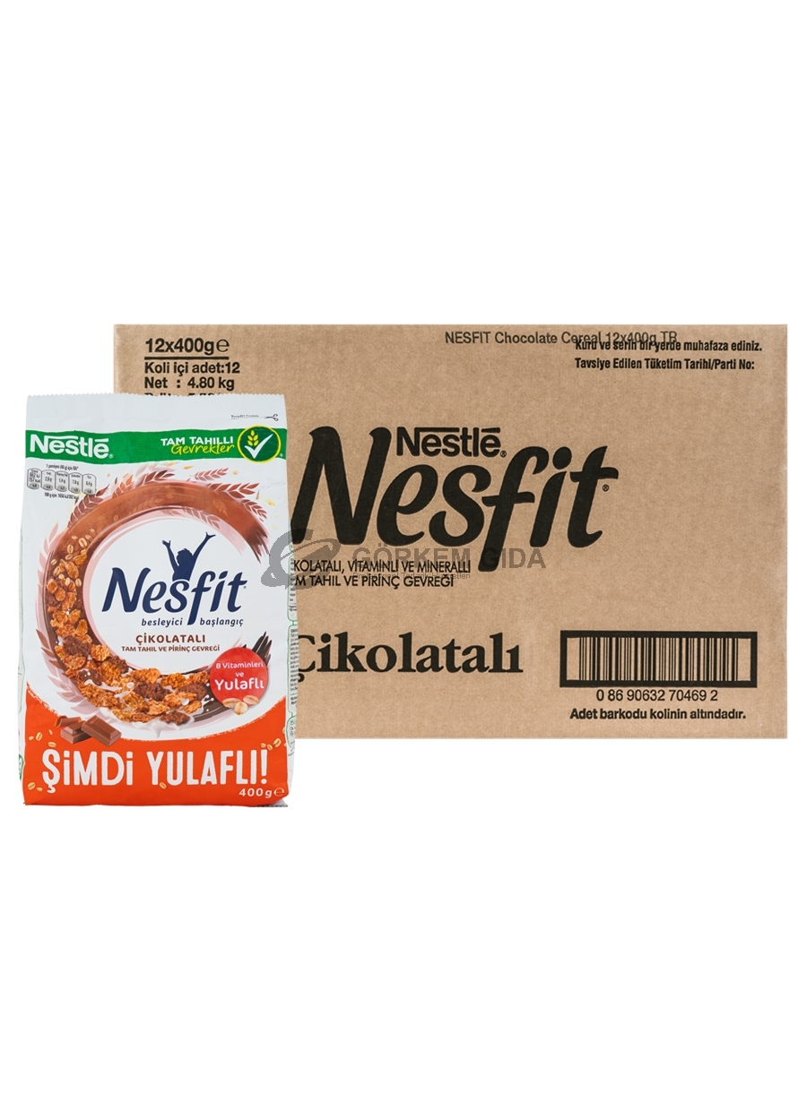 Nestle%20Nesfit%20Çikolatalı%20Yulaflı%20Pirinç%20Gevreği%20400%20Gr.%20(KOLİ)%2012%20Adet