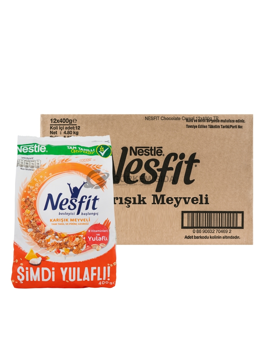 Nestle%20Nesfit%20Karışık%20Meyveli%20Yulaflı%20Pirinç%20Gevreği%20400%20Gr.%20(KOLİ)%2012%20Adet