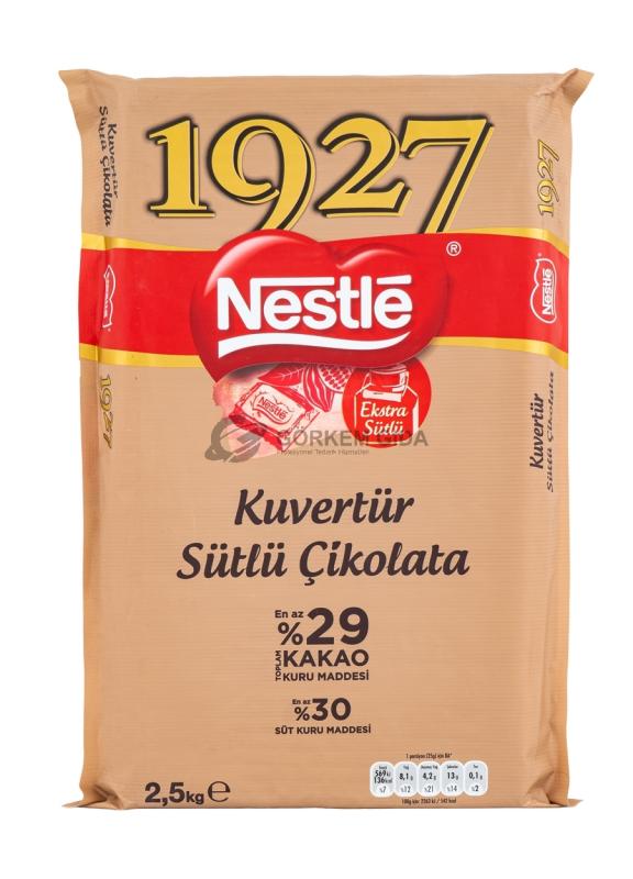 Nestle Professional Kuvertür Sütlü Çikolata 2,5 Kg (KOLİ) 8 Adet
