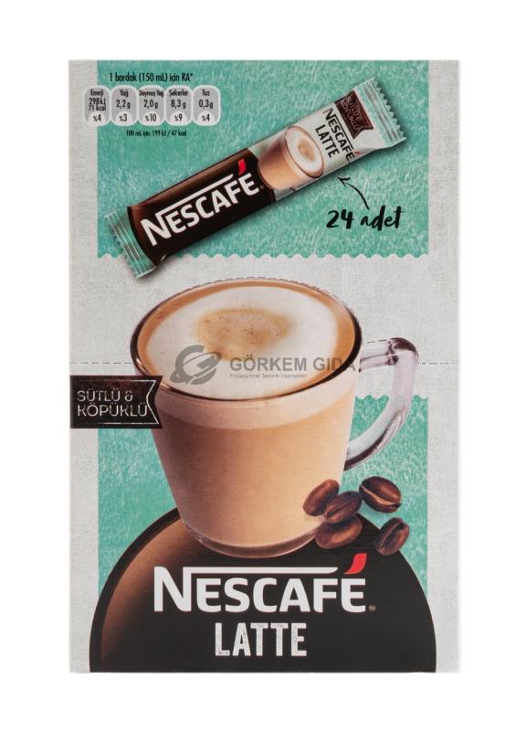 Nescafe%20Latte%20Bol%20Sütlü%20Köpüklü%20Kahve%2017%20Gr.%20(KOLİ)%20288%20Adet