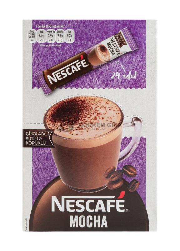 Nescafe%20Mocha%20Çikolatalı%20Sütlü%20Köpüklü%20Kahve%2017,9%20Gr.%20(KOLİ)%20288%20Adet