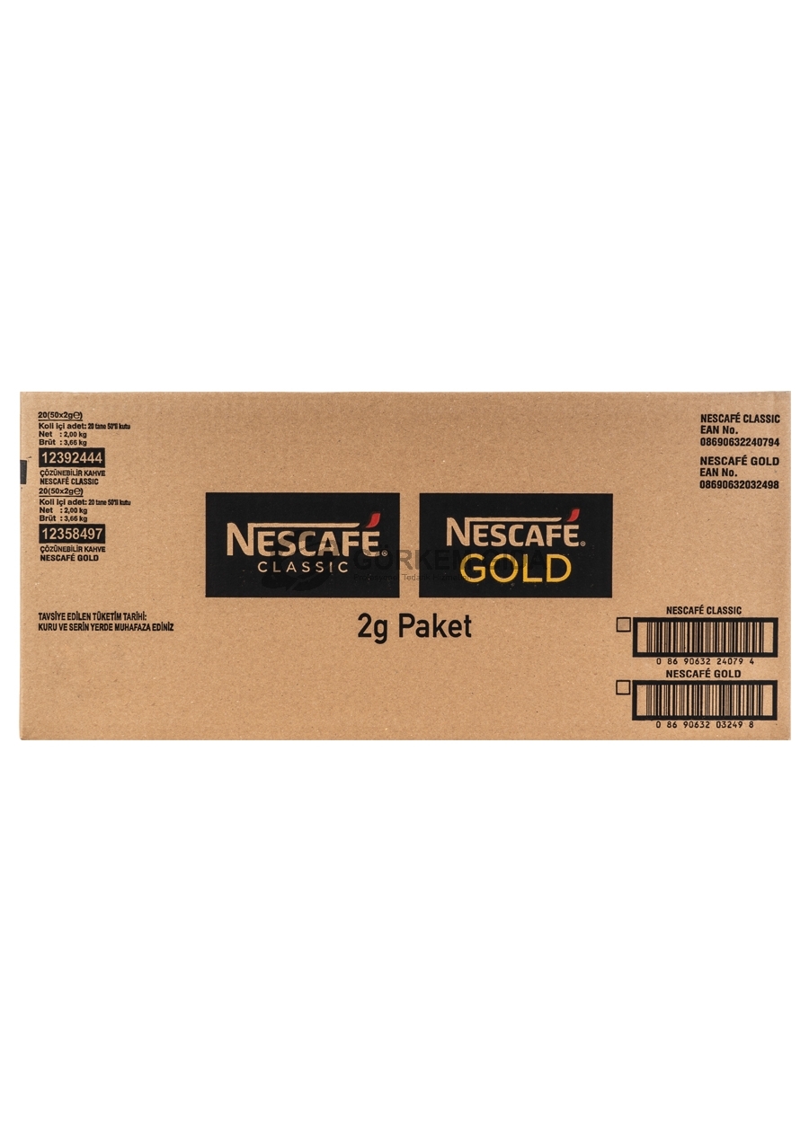 Nescafe%20Classic%20Sade%20Kahve%202%20Gr.(KOLİ)%201000%20Adet