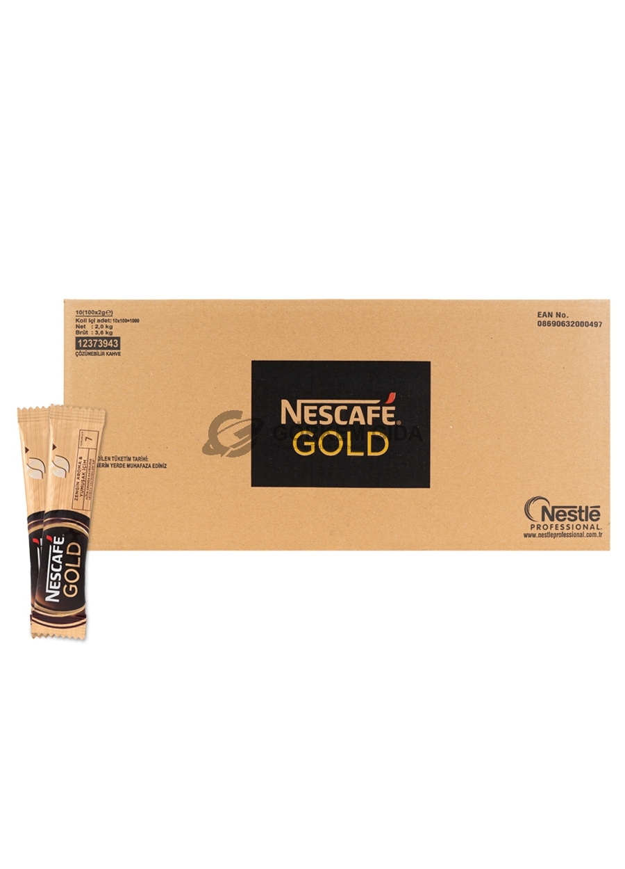 Nescafe Gold Zengin Aromalı Kahve 2 Gr. (KOLİ) 1000 Adet