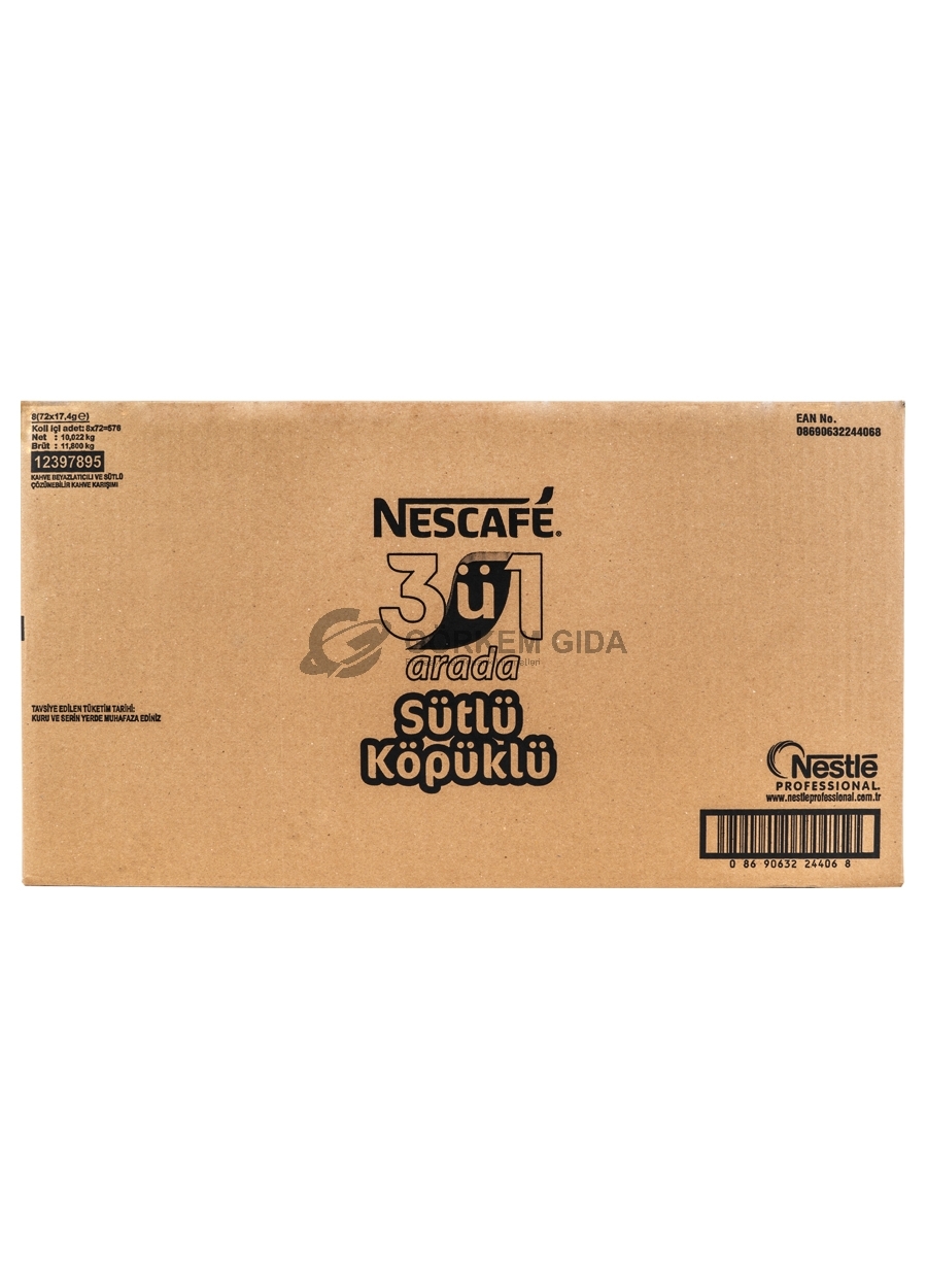 Nescafe%203%20ü%201%20Arada%20Sütlü%20Köpüklü%20Kahve%2017,4%20Gr.%20(KOLİ)%20576%20Adet