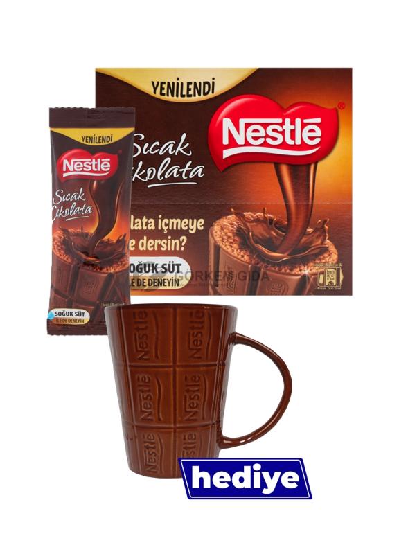 Nestle Sıcak Çikolata 18,5 Gr. 24’lü Kutu (Nestle Kupa Hediyeli)
