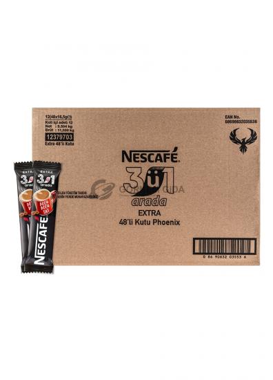 Nescafe 3 ü 1 Arada Extra Yoğun Kahve İkramlık 16,5gr Toptan 576’lı Koli | Toptan Nescafe Kahve Çeşitleri Görkem Gıda