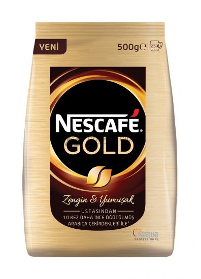 Nescafe Gold Zengin Aromalı Kahve 600 Gr.(KOLİ) 12 Adet | Toptan Nescafe Gold Kahve Çeşitleri Görkem Gıda