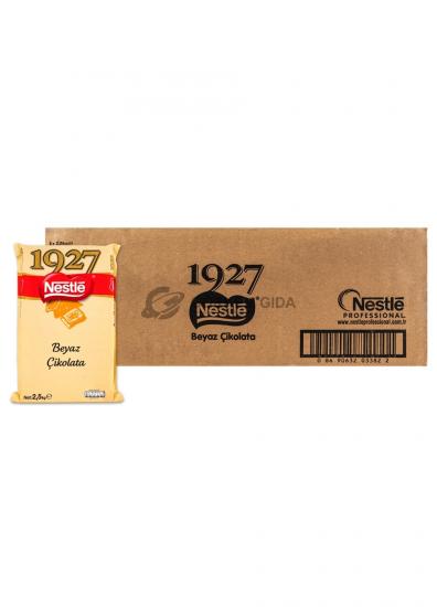 Nestle Professional Kuvertür Beyaz Çikolata 2,5 Kg (KOLİ) 8 Adet | Toptan Nestle Professional Kuvertür Çikolata Çeşitleri Görkem Gıda