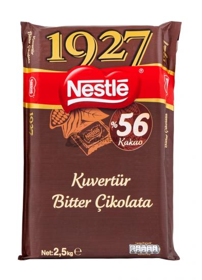 Nestle 1927 Professional Kuvertür Bitter Çikolata 2,5 Kg | Toptan Nestle Professional Kuvertür Çikolata Çeşitleri Görkem Gıda 