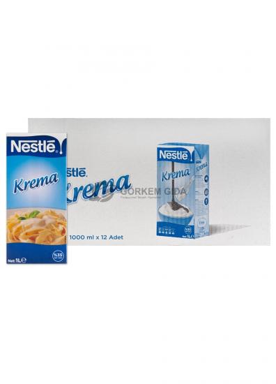 Nestle Krema 1 Litre (KOLİ) 12 Adet | Toptan Nestle Professional Ürünleri Görkem Gıda