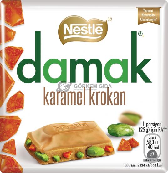 Nestle Damak Karamel Krokan 6x24 