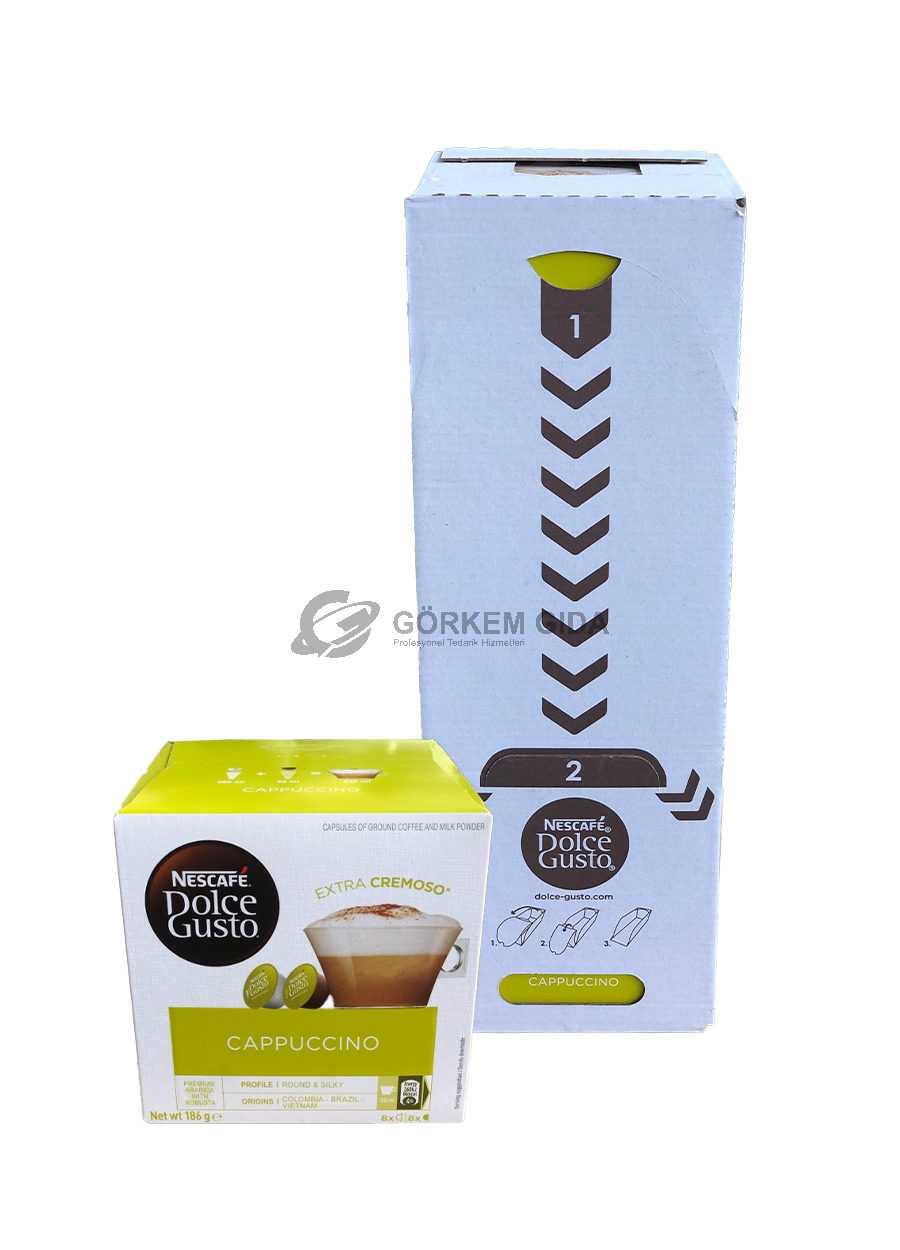 Nescafe Dolce Gusto Cappucino Kaps l Kahve 16 l Paket G RKEM GIDA